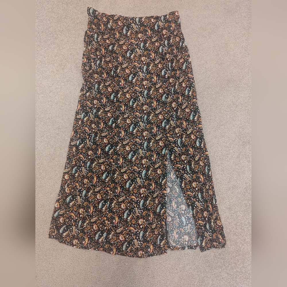 Chelsea and Theodore Paisley Skirt